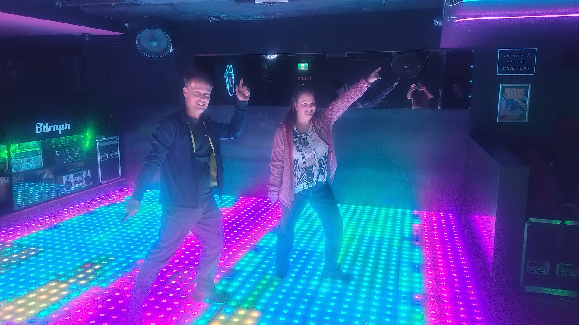 Piste de danse lumineuse